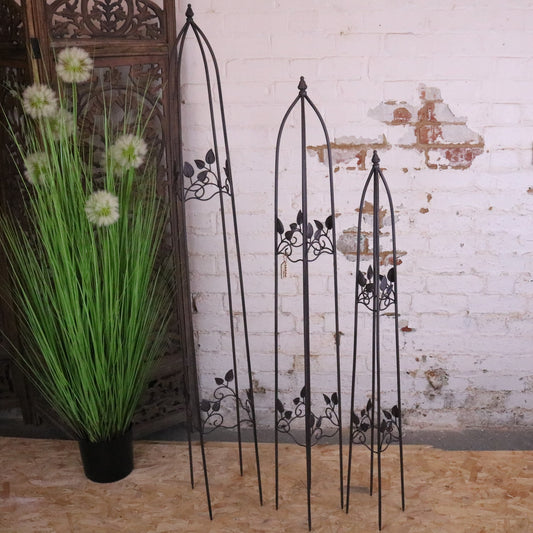 Metal Garden Obelisks Set of 3 - Main Image
