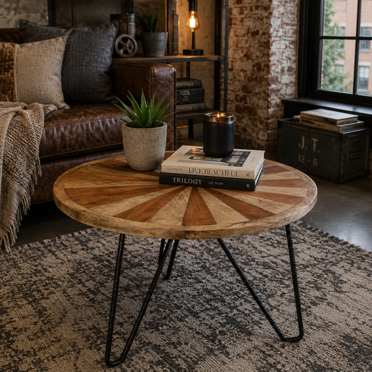 Mogas Small Coffee Table Round - Lifestyle Image