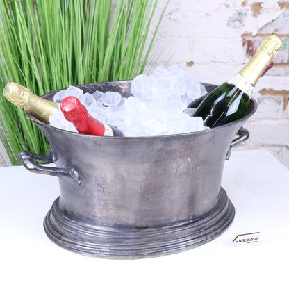 Moyar Champagne Bucket Large Ice Bath Gunmetal - Main Image