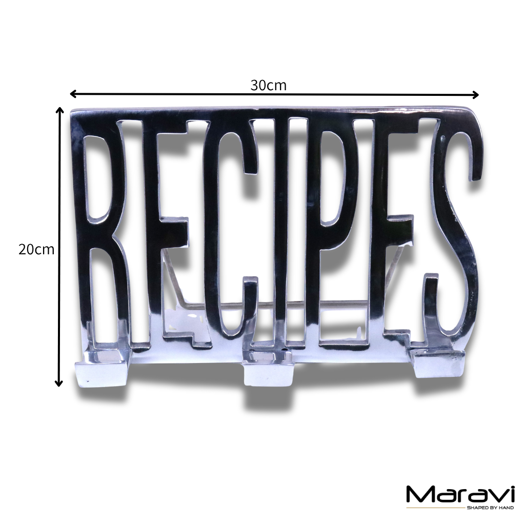 Nagar Recipe Book Stand - Dimensions