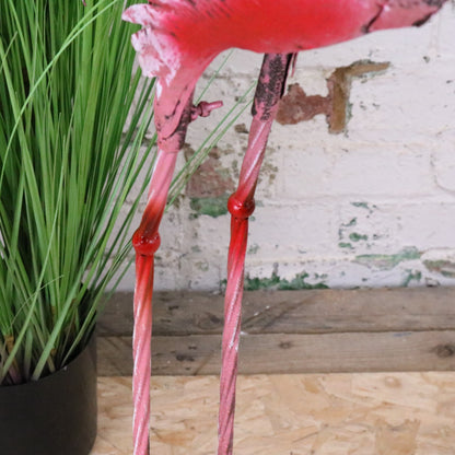Nala Flamingo Garden Ornament 119cm - Closeup of Legs