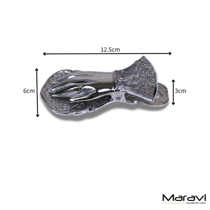 Nalot Hand Shaped Luxury Paper Clip Set of 2 - Dimensions