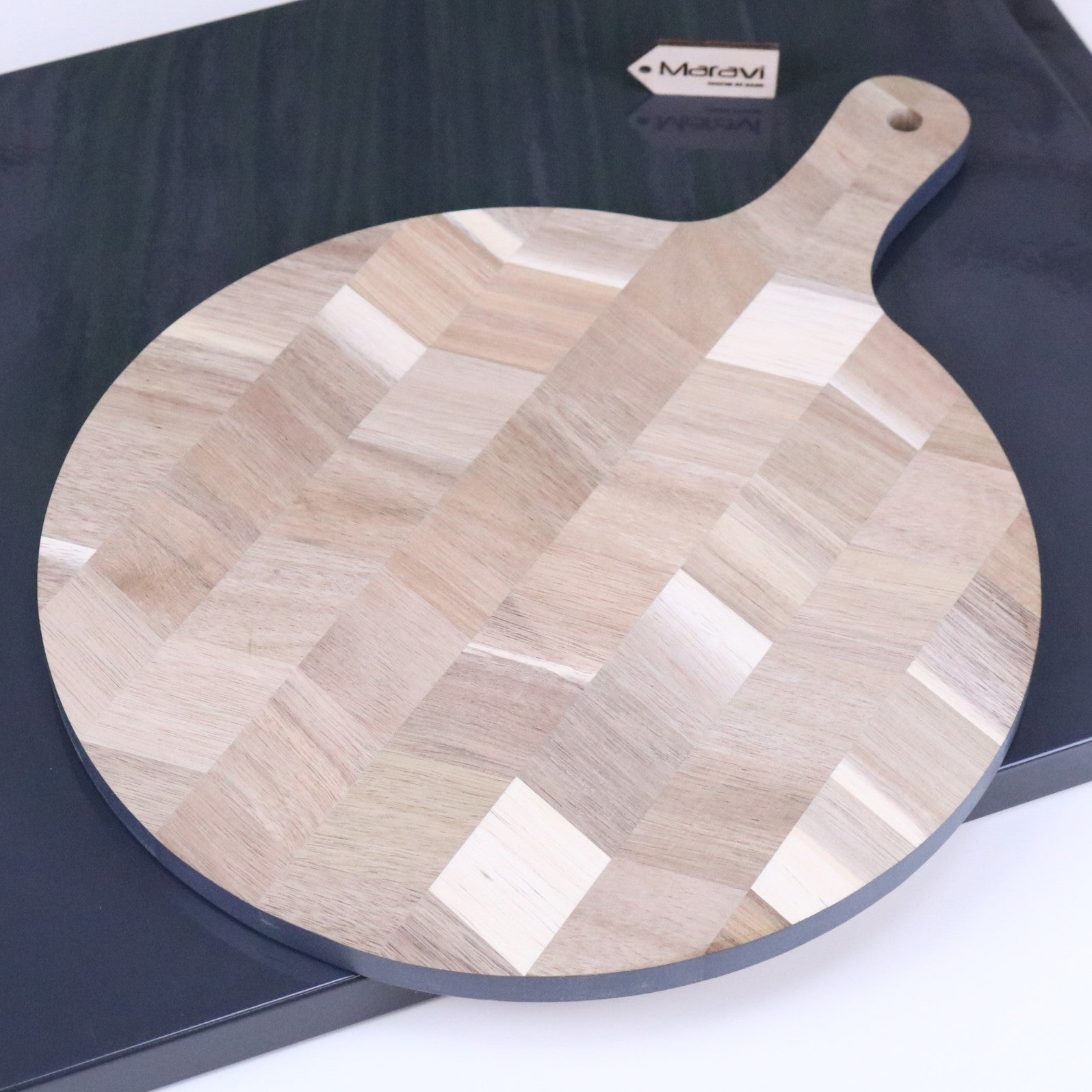 Navora Round Wooden Serving Board 40cm - Main Image