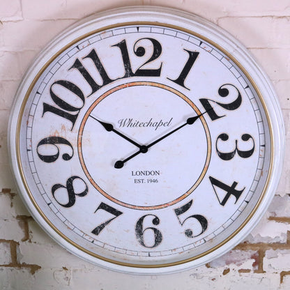 Nivara Antique Style Large Wall Clock 80cm - Main Image
