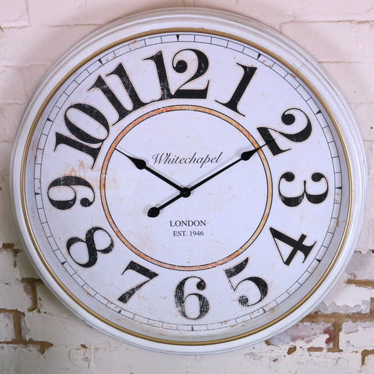 Nivara Antique Style Large Wall Clock 80cm - Main Image
