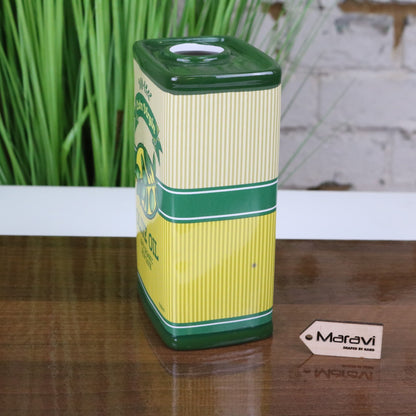 Norika Olive Oil Can Kitchen Vase - Side View 2