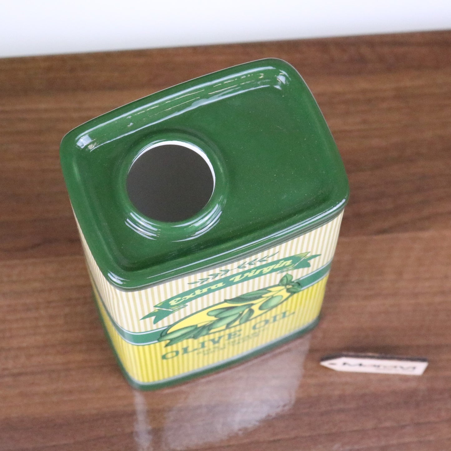 Norika Olive Oil Can Kitchen Vase - Top View
