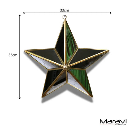Orvaya Mirror Star Wall Decoration - Dimensions