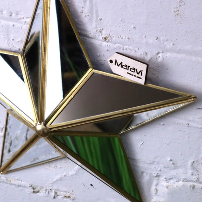 Orvaya Mirror Star Wall Decoration - Side View