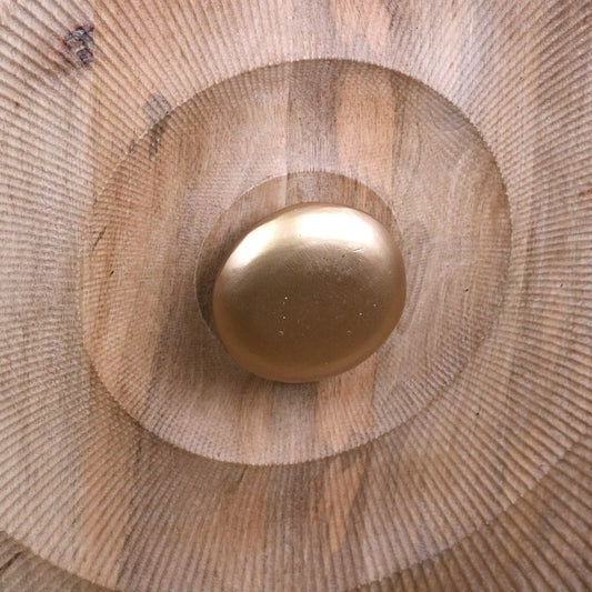 Parika Mango Wood Bedside Cabinet - Closeup of Door Knob