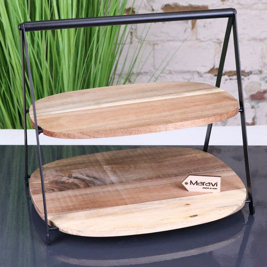 Revika 27cm 2 Tier Cake Stand - Main Image