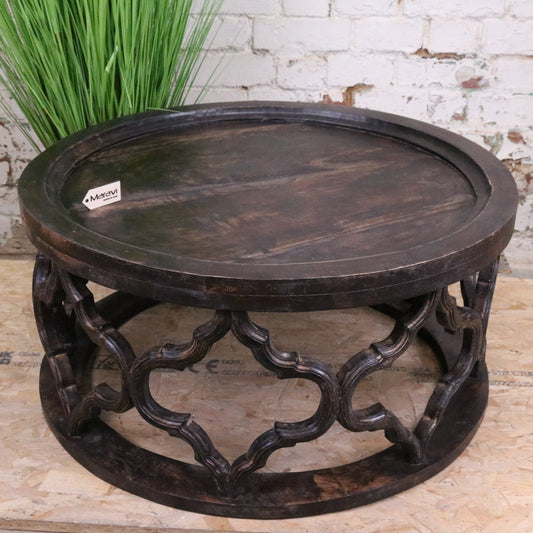 Rustic Coffee Round Table 80cm Mango Wood - Main Image