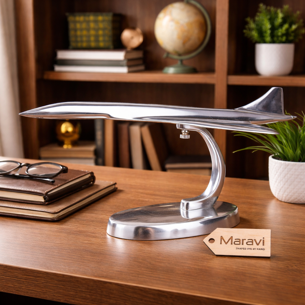 Saran Concorde Plane Model - Lifestyle Image