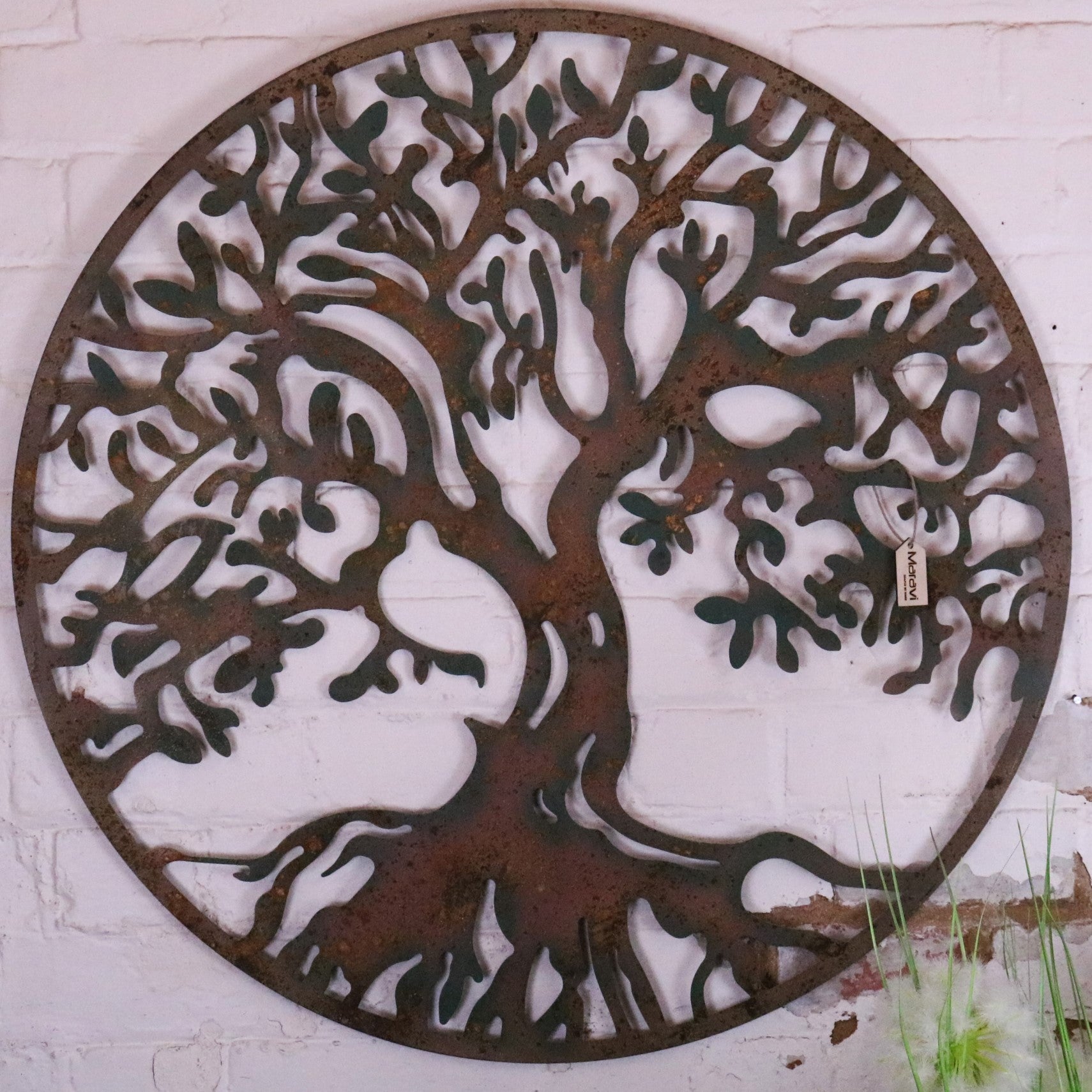 Sarvani Tree Metal Garden Wall Art 80cm - Main Image
