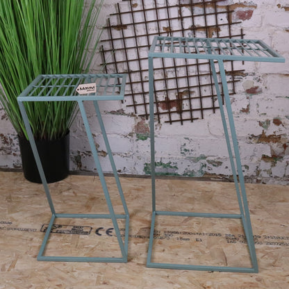 Soraya Green Garden Table Set - Front View