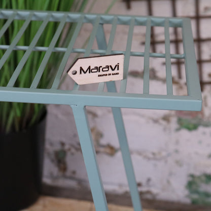 Soraya Green Garden Table Set - Closeup of Paintwork