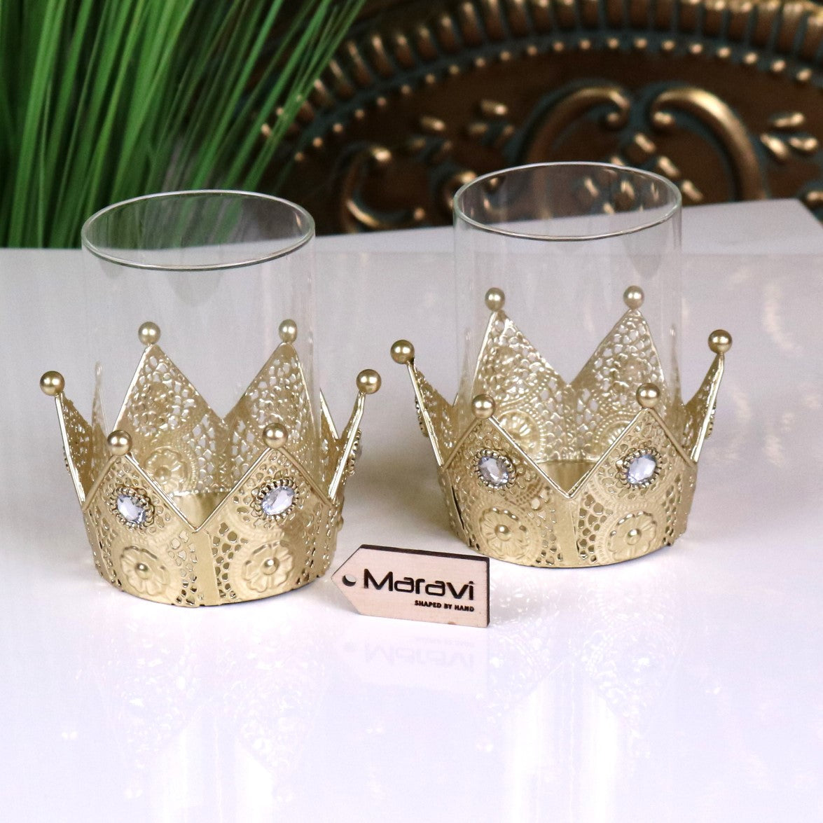 Talika Crown Candle Holder Set of 2 - Main Image