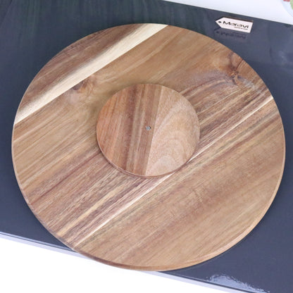 Thaniya 35cm Wooden Lazy Susan Strawberry Design - Underside View