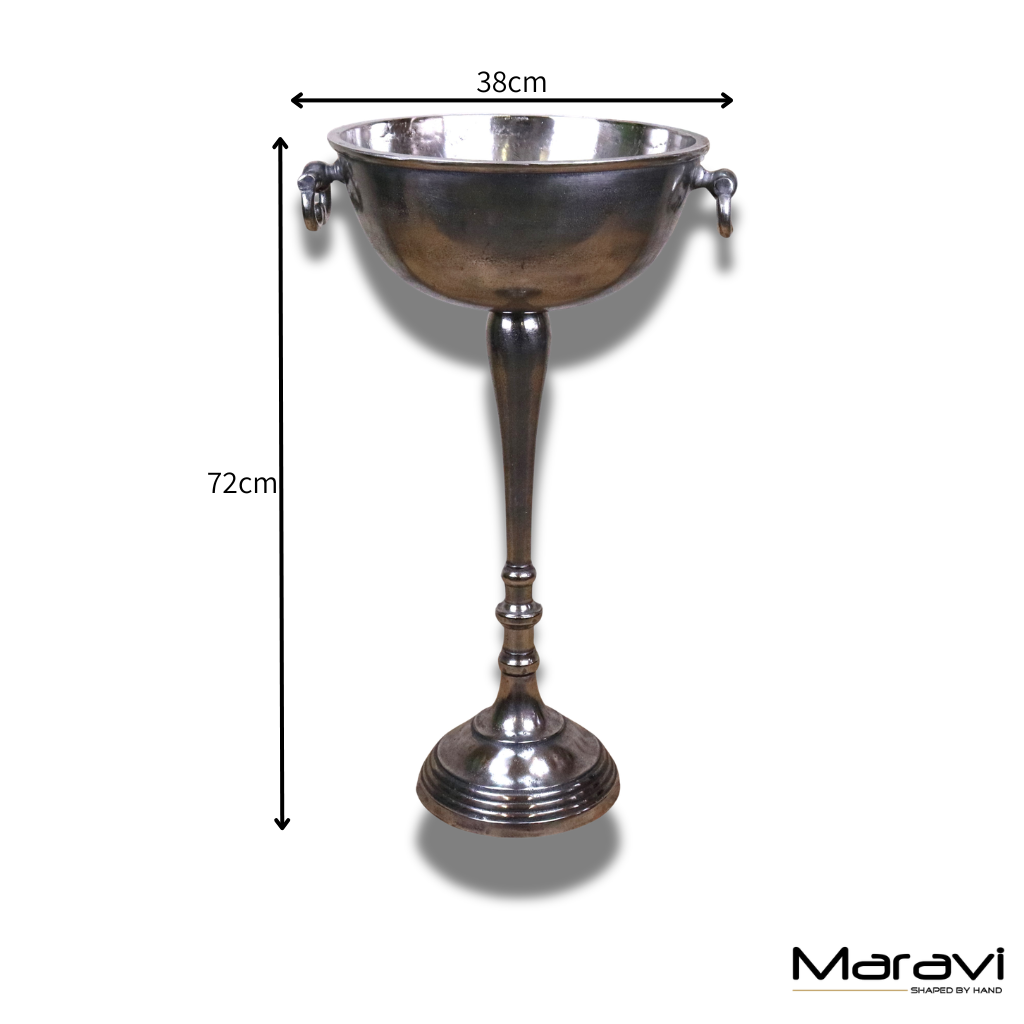 Tumbani Floor Standing Champagne Ice Bucket Tub Dimensions