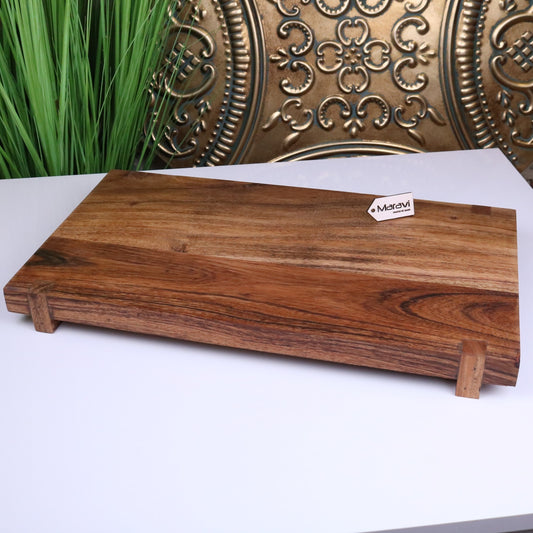 Velora Wooden Serving Board Acacia Wood 45cm - Main Image