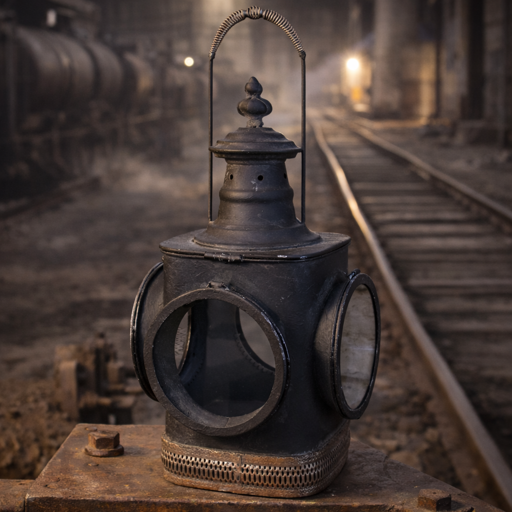 Virani Vintage Style Railway Lantern - Lifestyle Image