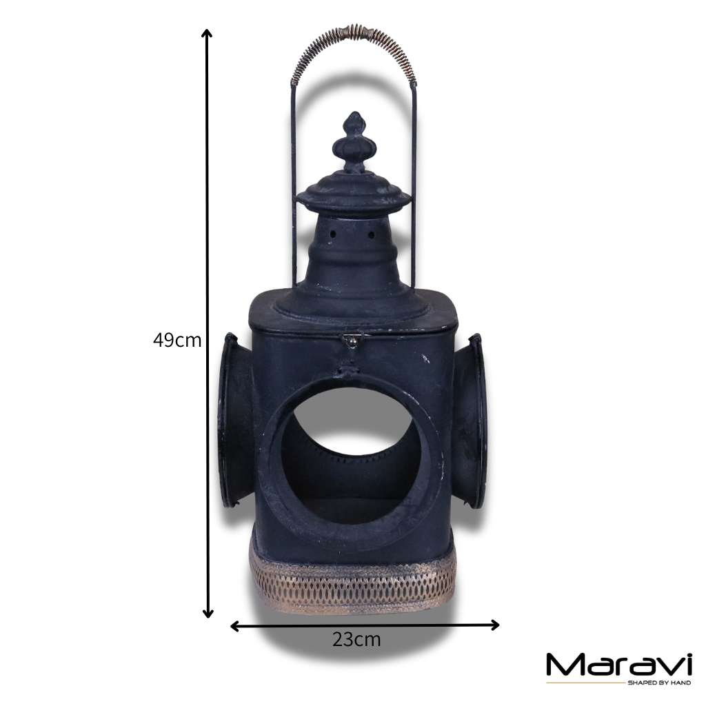 Virani Vintage Style Railway Lantern Dimensions