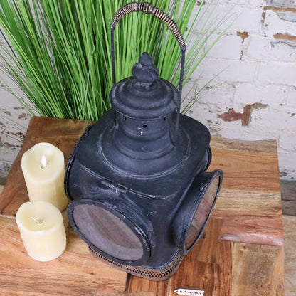 Virani Vintage Style Railway Lantern - Top View