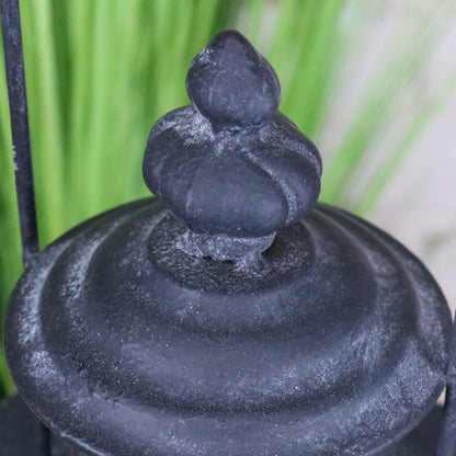 Virani Vintage Style Railway Lantern - Closeup of Finial