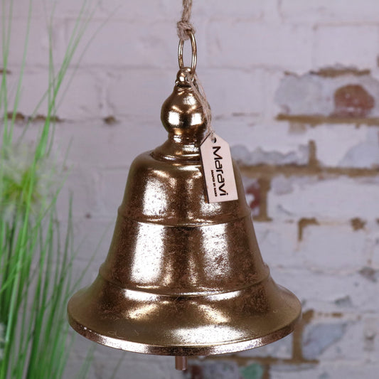 Yanika Hanging Bell Gold Colour 20cm - Main Image