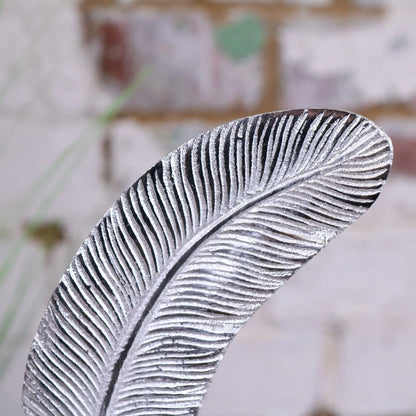 Zanira Feather Ornament Set of 2 - Closeup of Feather Tip
