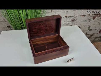 Khalka Plain Wooden Storage Boxes Product Video