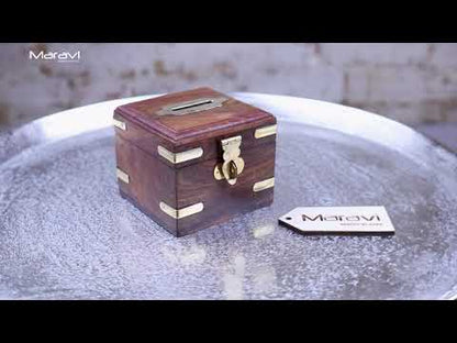 Puria Mini Wooden Money Box