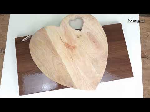 Dili Heart Shape Chopping Board 40cm Product Video