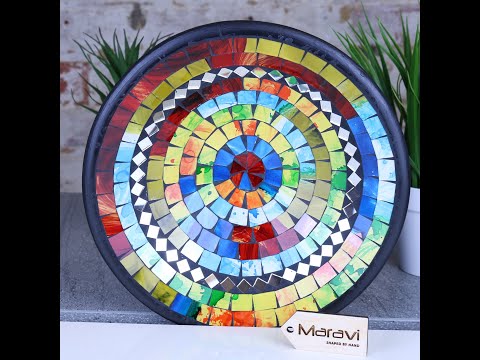 Gadli Mosaic Bowl Closeup Video