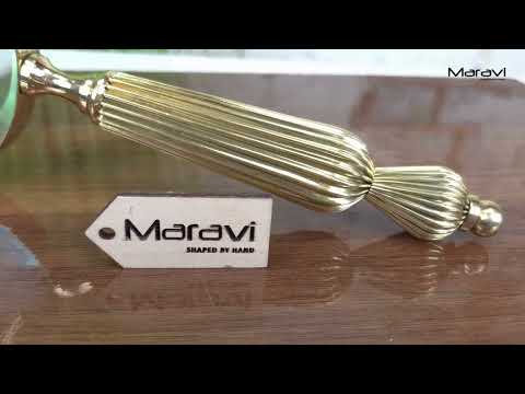 Vihana Magnifying Glass Vintage Style Fluted Brass Design Product Video