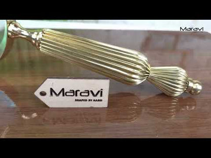 Vihana Magnifying Glass Vintage Style Fluted Brass Design Product Video