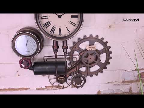 Navika Pipe Industrial Wall Clock Product Video