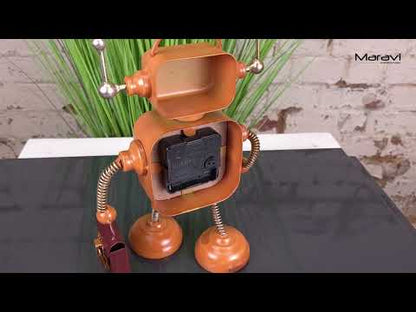 Lavira Desk Robot Clock Freestanding Product Video