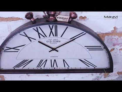 Jarika Half Round Unusual Wall Clock Product Video