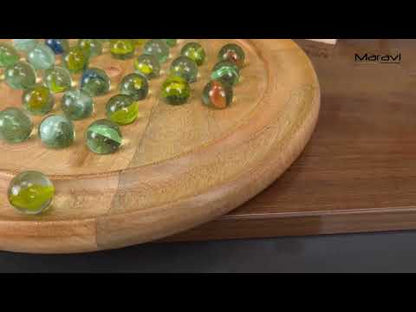 Dinod Large Wooden Solitaire Board Game Set Product Video