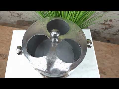 Chuhan Wine Ice Bucket 3 Bottle Section with Lid Product Video