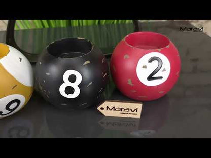 Ingali Pool 8 Ball Candle Holders