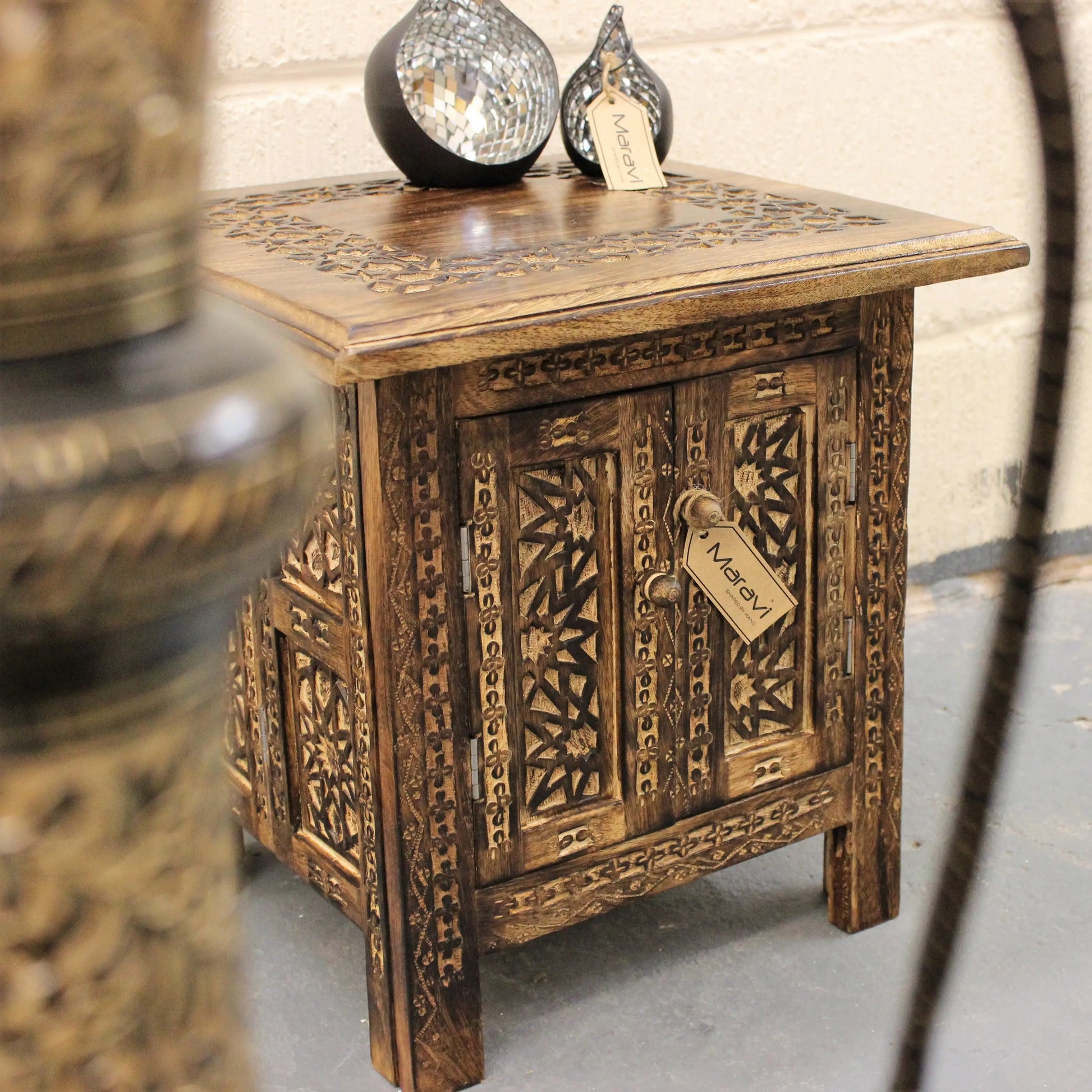 Dal Small Moroccan Style Side Table Scene Image