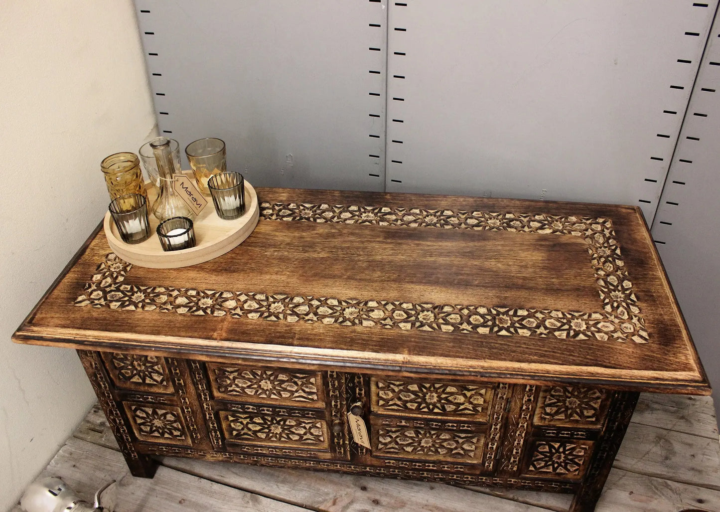 Palini Coffee Table Moroccan Style Top View