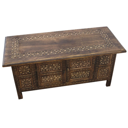 Palini Coffee Table Moroccan Style White Background