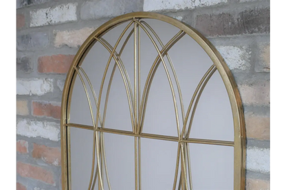 Tanrai Gold Arch Mirror 100cm - Closeup of Arch