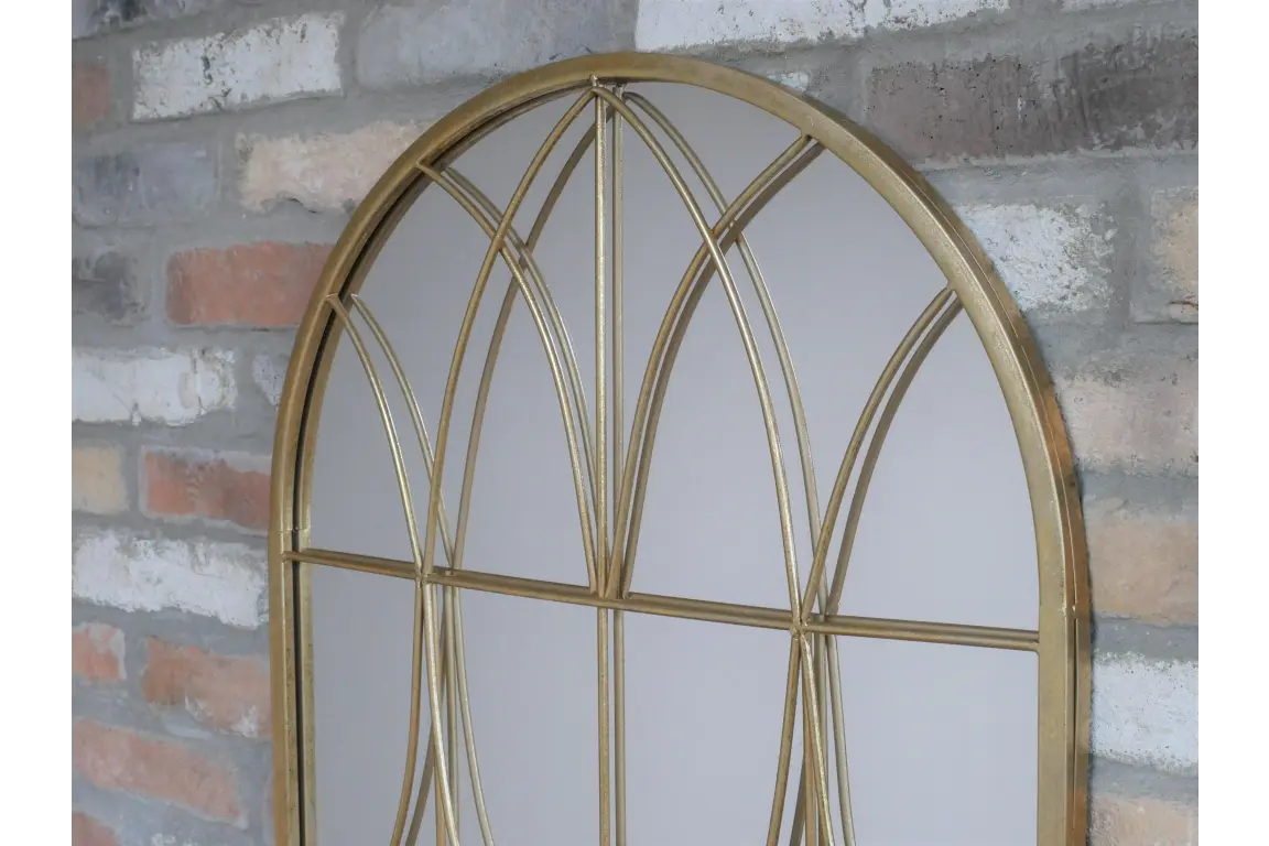 Tanrai Gold Arch Mirror 100cm - Closeup of Arch