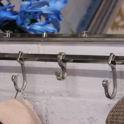 Lohit Train Luggage Rack with Mirror Hooks Closeup