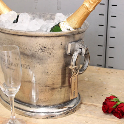 Alfred Gratien Luxury Champagne Cooler Ice Bucket Handle Closeup