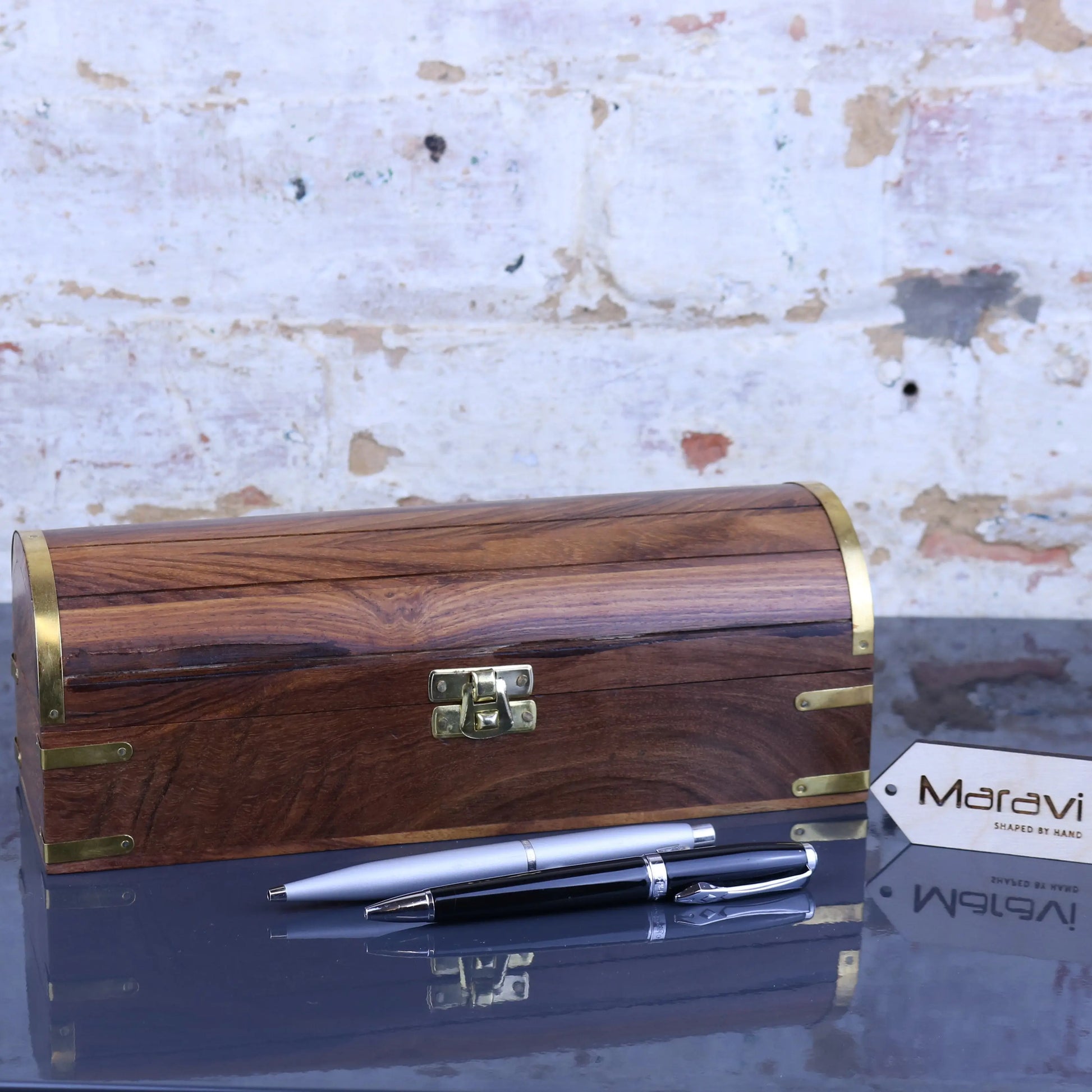 Dala Chest Style Pen Box Front View